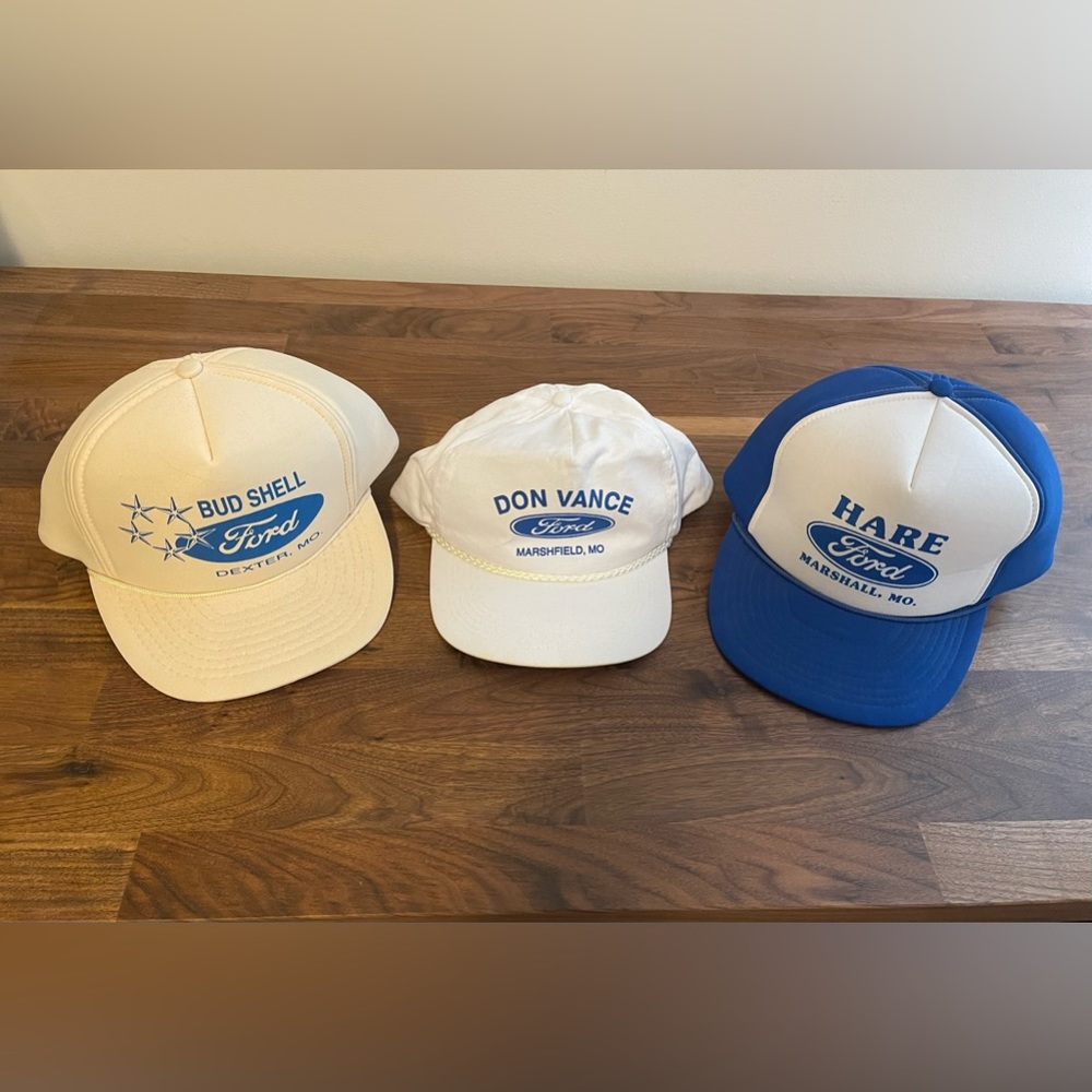 Vintage Ford Dealership Hats